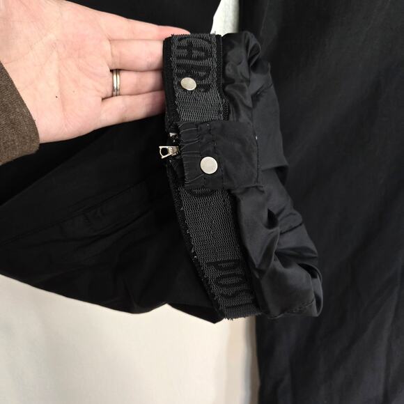 Womens Postcard Black Floral Embroidered Logo Snow Ski Pants US Size 10 - Picture 4 of 12